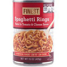 Lot of Six (6) Finest Spaghetti Rings Pasta Tomato and Cheese Sauce 15oz... - $16.50