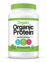 Orgain Organic Plant Based Protein Powder, Natural Unsweetened - Vegan, Low N... - $41.99