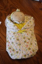 Vtg? Fanny&#39;s Playhouse Puppet Plush Sleeping Baby Doll w Blanket ABC Ted... - $9.85