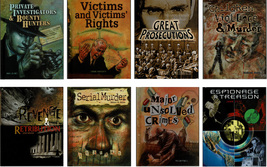 Lot of 8 True Crime / Criminal Justice Books - Hardcovers (Homeschooling) - $50.00