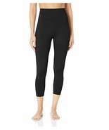 NEW Core 10 Women&#39;s Yoga Foldover High Waist 7/8 Crop Legging-24&quot; Black ... - $24.94
