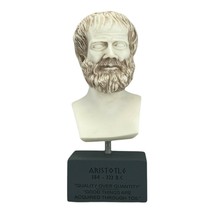 Aristotle Greek Philosopher Scientist Bust Head Statue Sculpture - $41.89