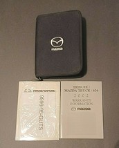 2002 Mazda Truck/ Tribute/ 626  Owners Manual Book/ Warranty with a zipped Case - $9.32