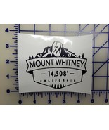 Mt Whitney Lone Pine California  route sign marker Logo Vinyl Decal 4&quot; - $4.04