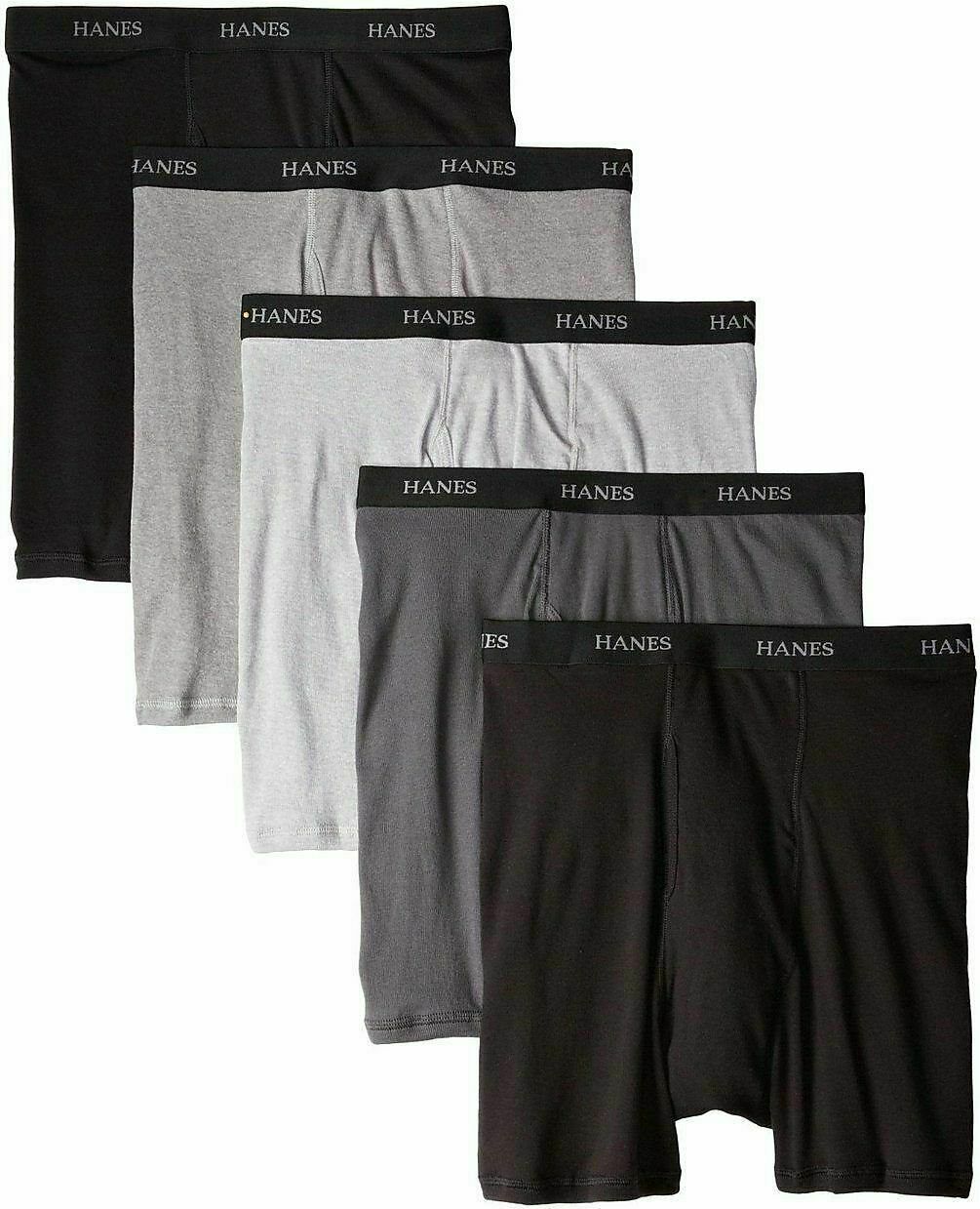 20 Total Medium 10-12 10 Pack 2 LOT Boys Hanes Tagless Boxer Briefs