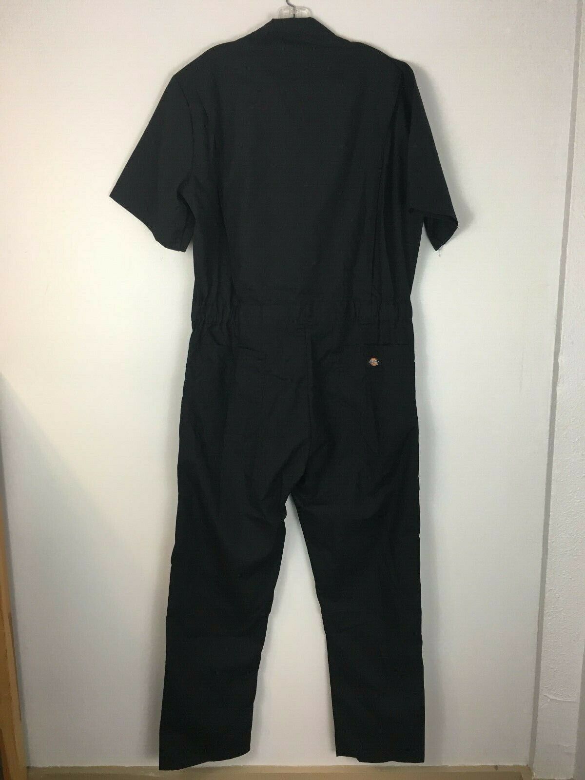 Dickies Men's Short Sleeve Black Jumpsuit Coveralls Size Large Regular Coveralls & Jumpsuits