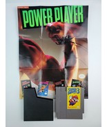 Super Mario 3 Game for Nintendo NES w/ Power Player Poster 1989 Insert f... - $29.69