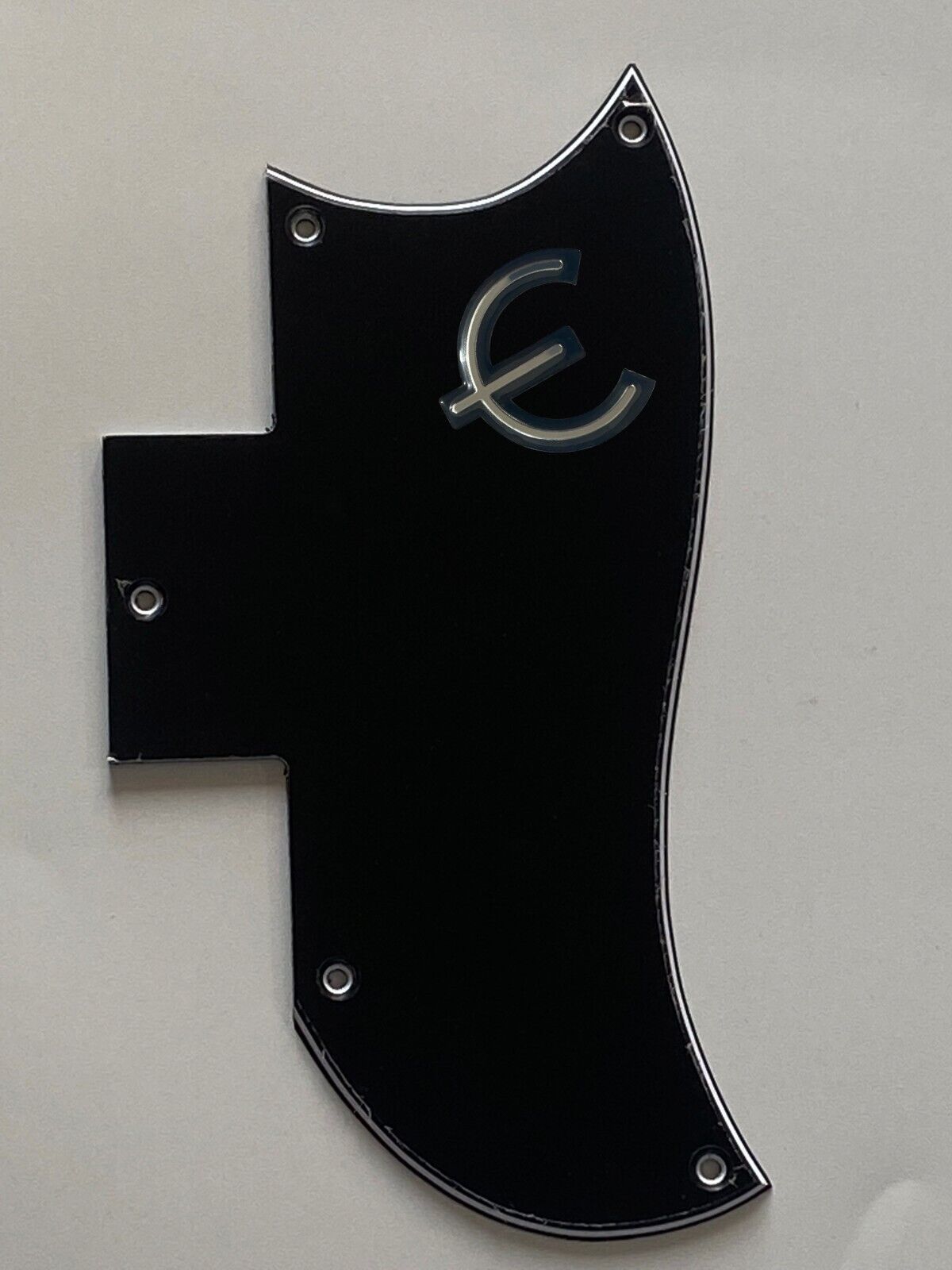 For Fit Epiphone SG Standard Style & E Logo Guitar Pickguard 3 Ply Black Pickguards
