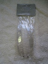 2 Clear Plastic Fashionista Classic Large Hinged Comb Clips Hair Fashion Allergy - $9.00
