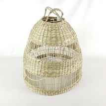 Ikea Torared Pendant Basket Lamp Shade Seagrass/Handmade 14&quot;  New - $58.19