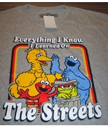 Sesame Street THE STREETS Cookie Monster Big Bird Elmo T-Shirt MENS LARG... - $19.80