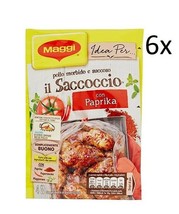6x Maggi IL saccoccio con Peppers spices and aromatic herbs Powder 34g - $25.17