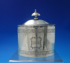 Georgian by Tuttle Sterling Silver Hand Wrought Tea Caddy #476 Brite-cut... - $484.11