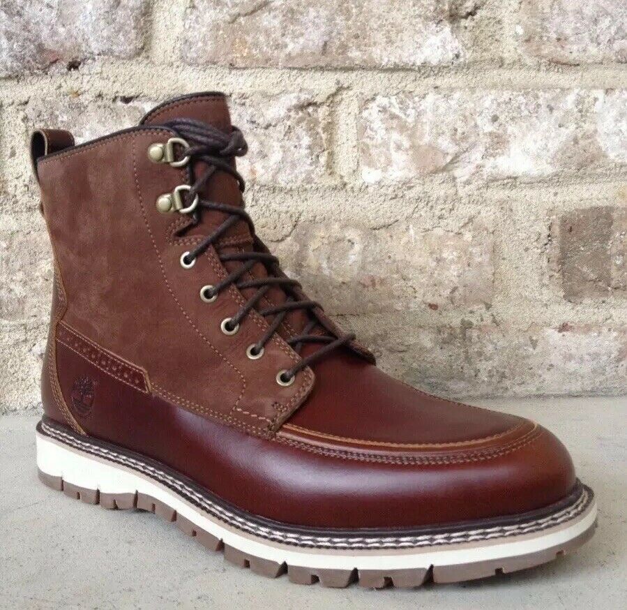 timberland britton hill waterproof moc toe boot