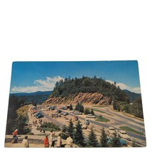 Postcard Newfound Gap Parking Area Great Smoky Mountains Chrome Posted - $8.31