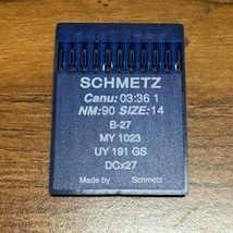 Schmetz My 1023 CANU:03:36 1 NM:90 SIZE14 Industrial Sewing Machine Needles - $19.12