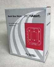 System Sensor Spectralert BBS Red Back Box Skirt For Surface Mount Applications 