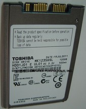120GB 1.8" uSATA Hard Drive Toshiba MK1235GSL HDD1J01 Tested Good