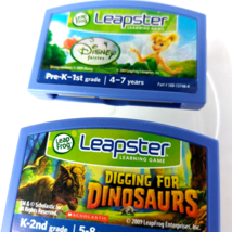 Leap Frog Leapster Learning Game Disney Fairies &amp; Digging for Dinosaurs ... - $9.28