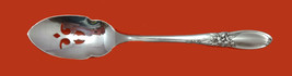 White Orchid by Community Plate Silverplate Pierced Olive Spoon Custom Made - $24.80