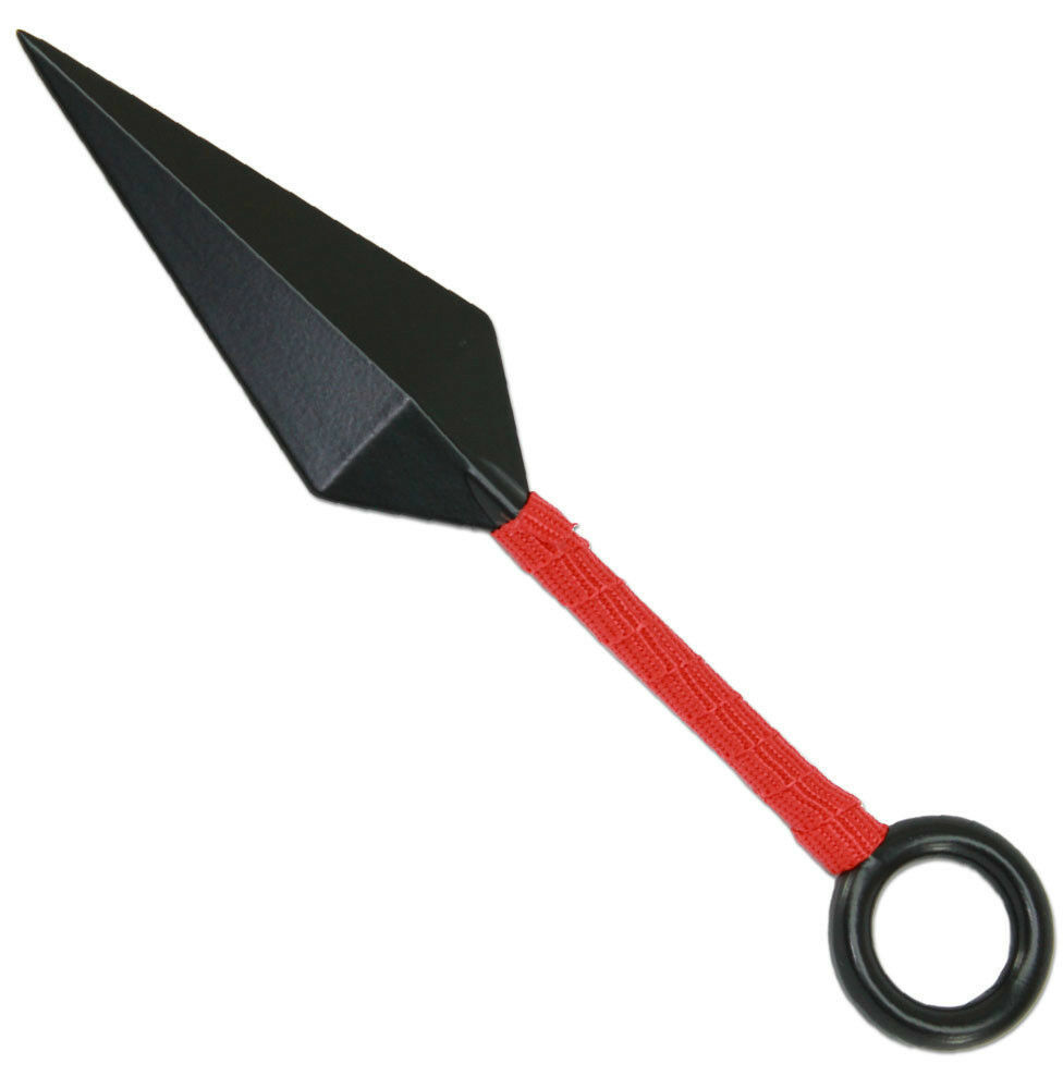 Anime Naruto Ninja Throwing Weapon Sasuke Kakashi Kunai Red Cosplay