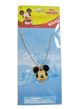 Mickey Mouse Necklace Enameled Pendant With 16" Chain - $8.99