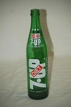 Old Vintage Diet 7-Up Beverages Soda Pop Bottle 16 fl. oz. 1 Pint LG 74 ... - $19.79