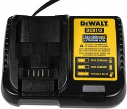 NEW DeWalt DCB112 12V/20V Max Li-ion Battery Charger- Replaces DCB100 & DCB107 - $24.74