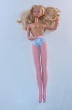 1966 Mattel Barbie Doll Twist And Turn Body Blonde Hair Blue Eyes Vintage - $12.60