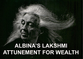 ALBINA'S LAKSHMI WEALTH ATTUNEMENT ENERGIES ALBINA 98 yr Witch REIKI MASTER - $79.77