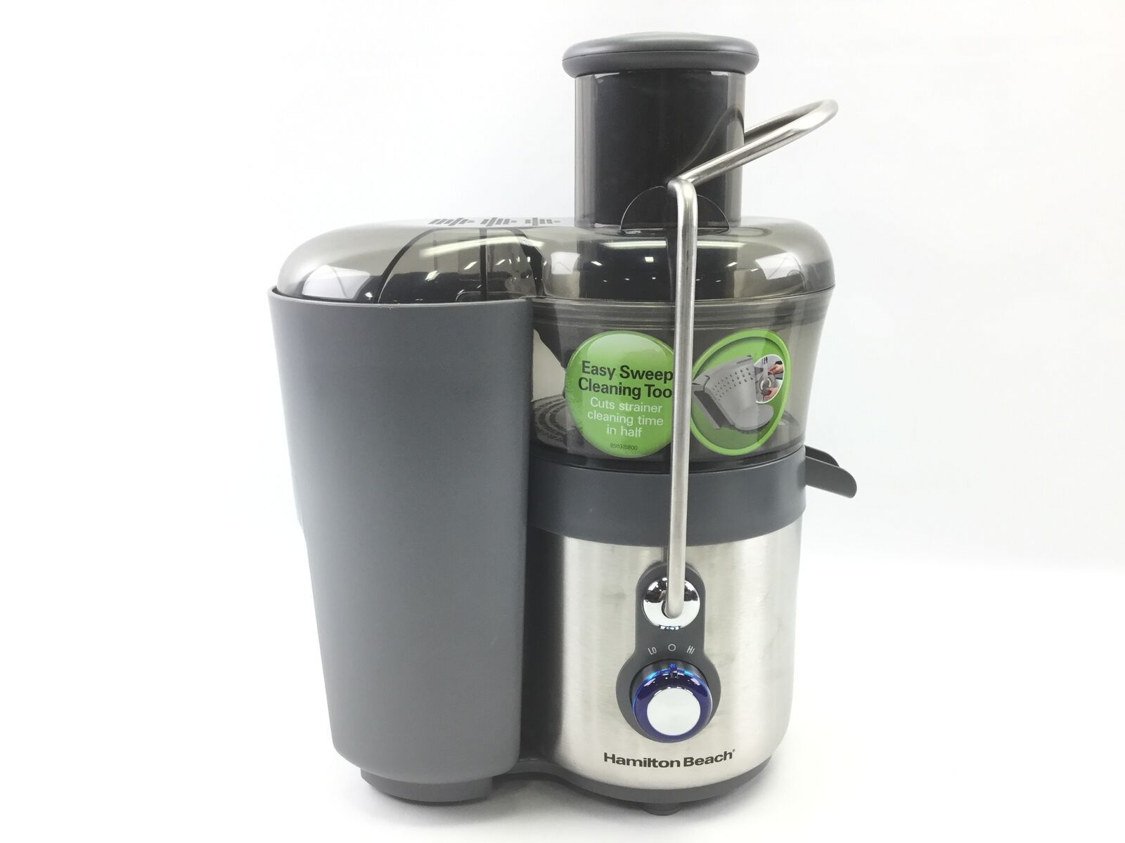 Hamilton Beach Premium Big Mouth 2 Speed Juice Extractor Gray/Silver