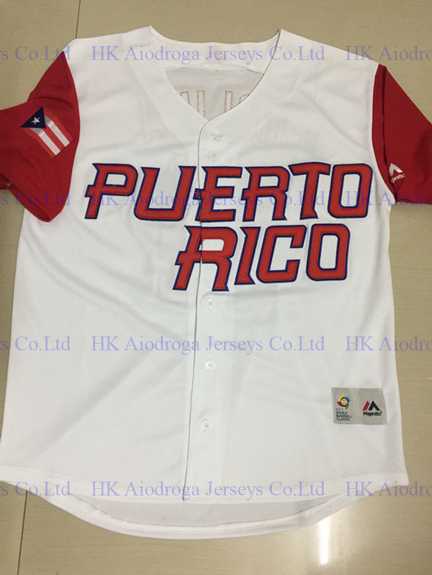 Men's Yadier Molina Jersey 2017 World Baseball Classic Jerseys Puerto