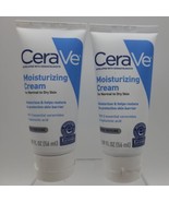 SET OF 2-CeraVe Moisturizing Cream 1.89oz ea, Normal to Dry Skin, New - $14.84