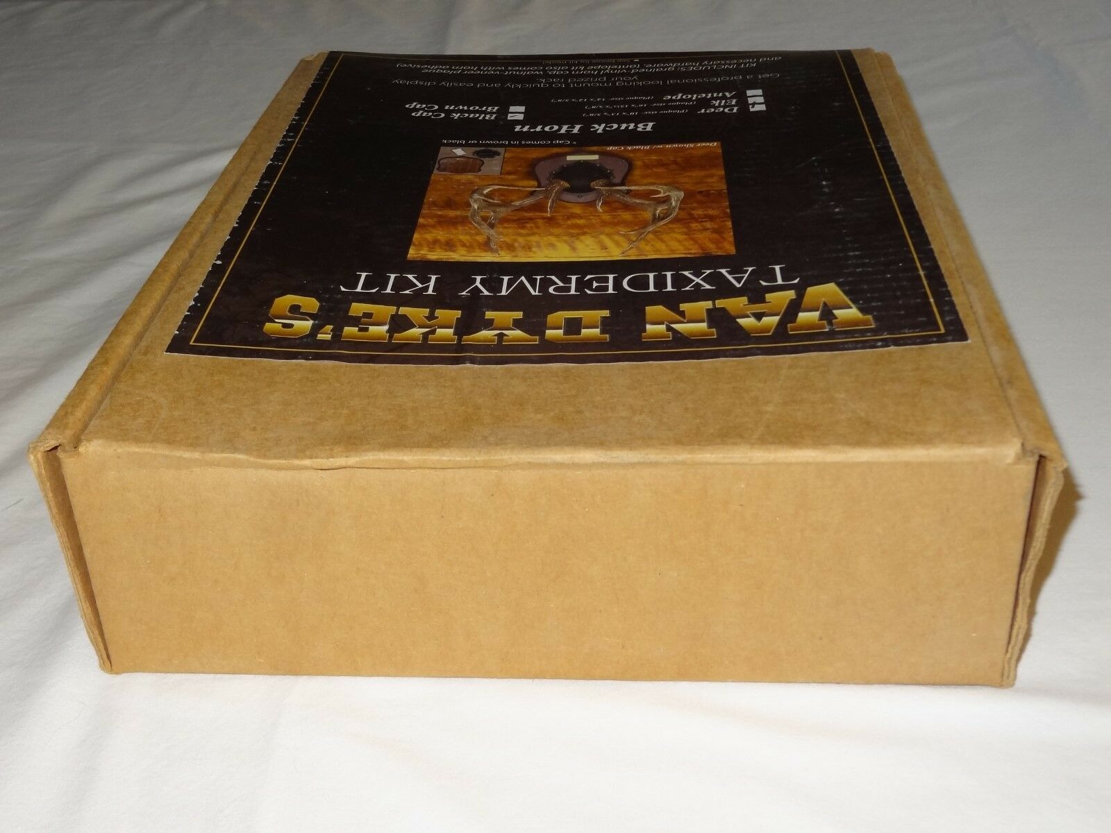 Van Dyke’s Deer Buck Horn Mounting Taxidermy Kit Black Cap Walnut