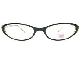 Swell UNTITLED II BLK/HORN Eyeglasses Frames Black Brown Cat Eye 52-17-135 - $37.39