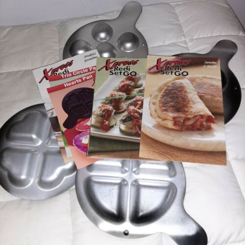 Redi Set Go Xpress Recipes 7 Xpress Redi Set Go Grill Pans Inserts set of 4 Recipe Books