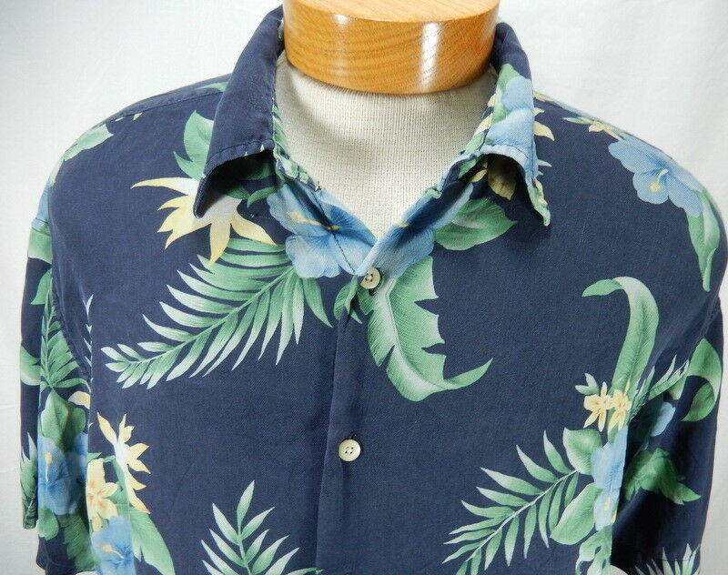 silk hawaiian shirt mens