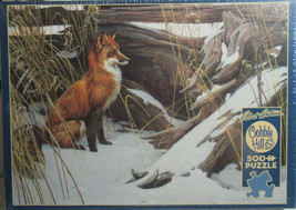 Cobble Hill 500 Piece Jigsaw Puzzle WILY AND WARY Red Fox by Robert Bateman - $35.49