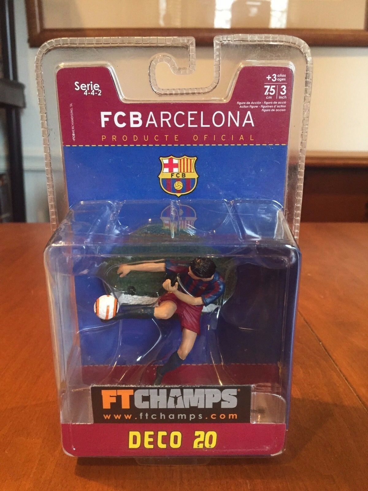Deco FC Barcelona FT Champs Action Figure Serie 442 NIB Portugal NIP
