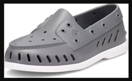 Sperry Top Sider  Men&#39;s Authentic Original Float Boat Shoe in Gray With Box - $64.97