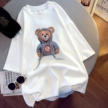 Korean Style Oversized T-Shirts Women Tee Shirt Print Summer 2021 Female... - $18.99
