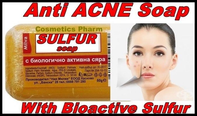 sulfur soap anti acne