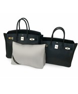 New Bag-a-Vie Beige Birkin 30 Purse Pillow Storage Handbag Shaper - Herr... - $69.00