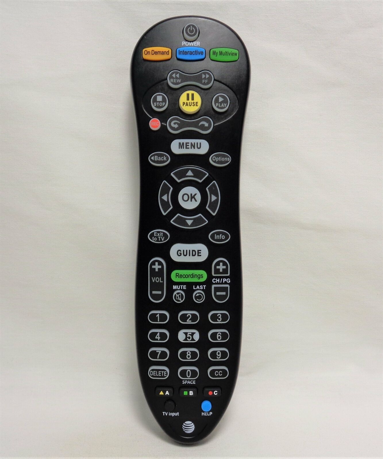 AT&T S30-S1B Pre-Owned Back Lit Keypad Cable Box Remote Control ...