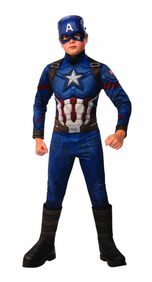 Rubies Marvel Avengers Endgame Captain America Deluxe Halloween Costume ...