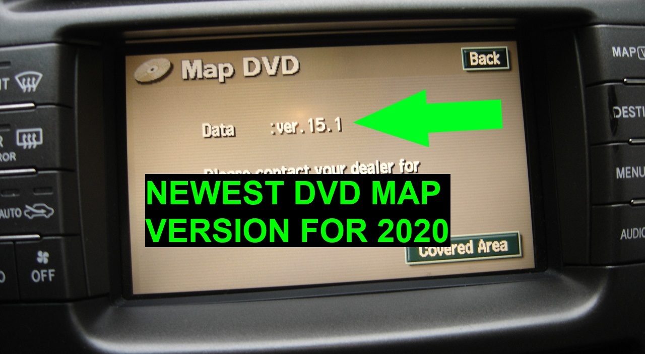 2006 Lexus GS300 Gen 4 GPS Navigation Map DVD Update U30 Version 15.1