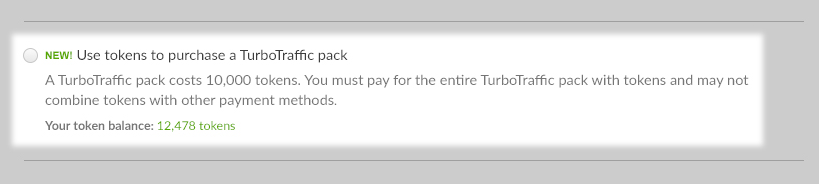TurboTraffic token