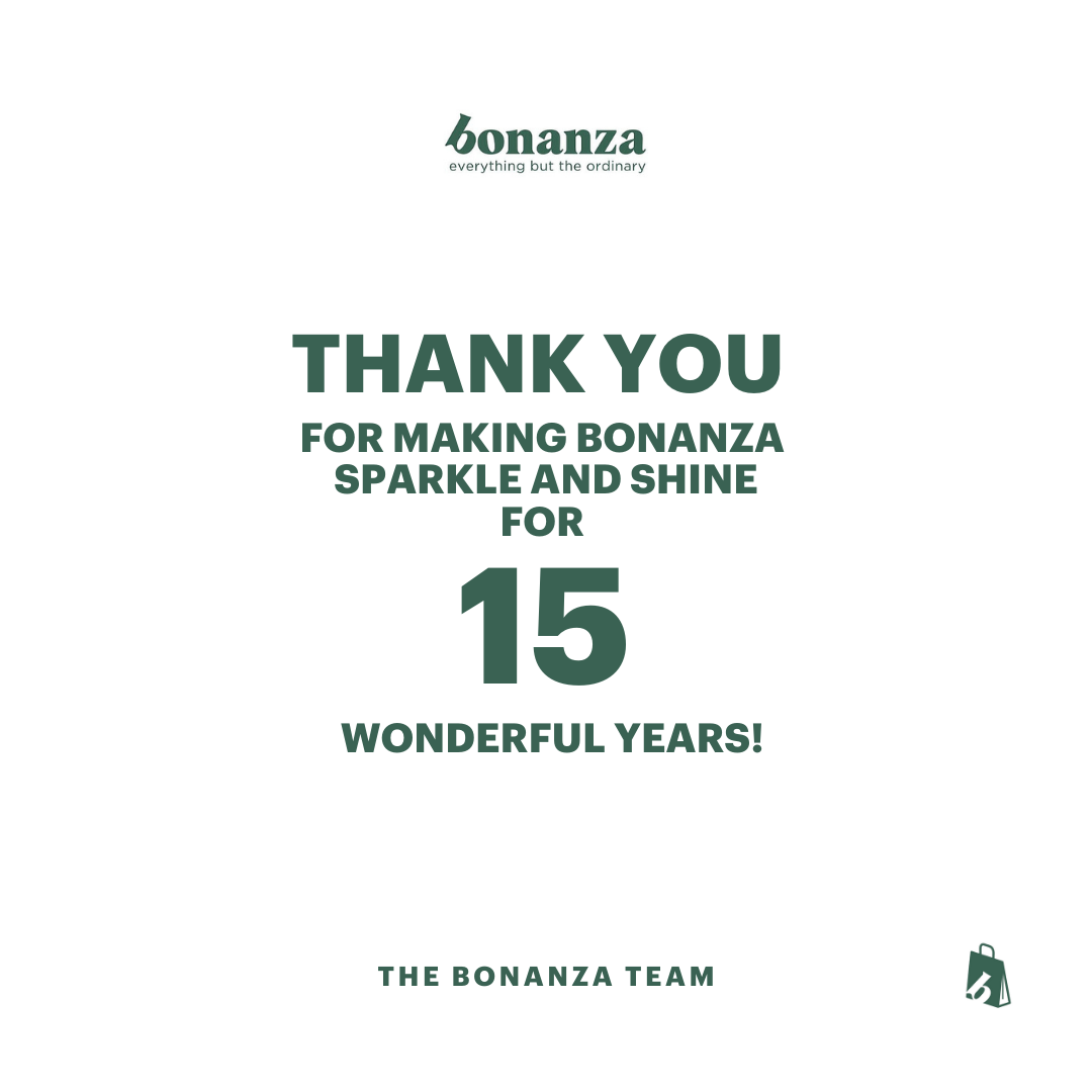 A Thank You from the Bonanza team, celebrating the dedication and passion of its community of sellers
