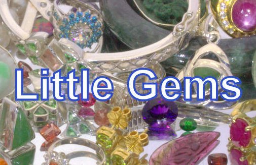 A welcome banner for little gems