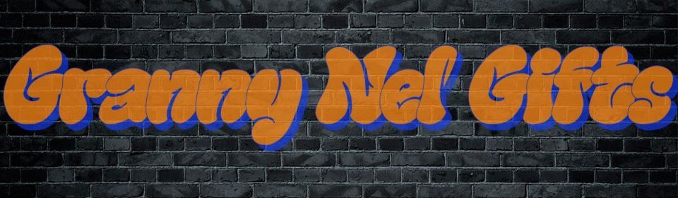 A welcome banner for Granny Nel Gifts